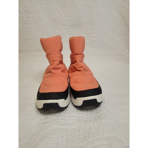 The North Face Winter Boots Women Orange Nuptse II Bootie 700 Dryvent US 10/UK 8 - Picture 3 of 9